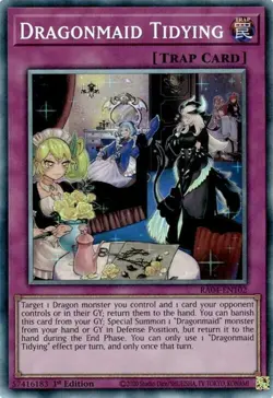 Yugioh! Dragonmaid Tidying - RA04-EN102 - Collector's Rare - 1st Edition Near Mi - Image 1