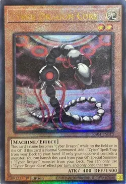 Yugioh! Cyber Dragon Core - RA04-EN013 - Ultimate Rare - 1st Edition Near Mint, - Image 1