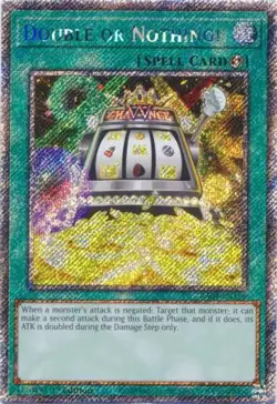 Yugioh! Double or Nothing! - RA04-EN156 - Platinum Secret Rare - 1st Edition Nea - Image 1