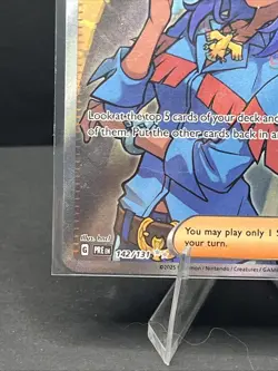 Pokemon TCG Raifort Prismatic Evolutions Ultra Rare Holo Card 142/131 - Image 4