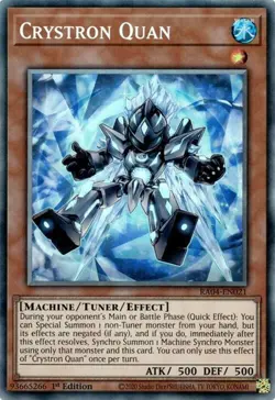 Yugioh! Crystron Quan - RA04-EN021 - Collector's Rare - 1st Edition Near Mint, E - Image 1