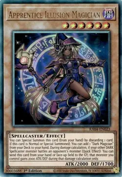 Yugioh! Apprentice Illusion Magician - RA04-EN023 - Ultimate Rare - 1st Edition - Image 1