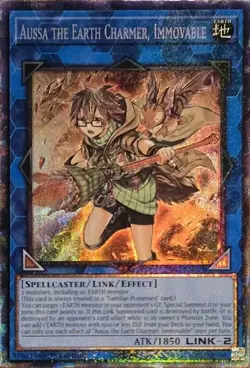 Yugioh! Aussa the Earth Charmer, Immovable - RA04-EN078 - Collector's Rare - 1st - Image 1