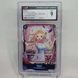 CGC 9 Mint Kaya OP03-044 Celebration Pack CS 2024 One Piece Promo Card - Image 1