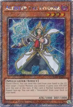 Yugioh! Aleister the Invoker (Alternate Art) - RA04-EN024 - Platinum Secret Rare - Image 1