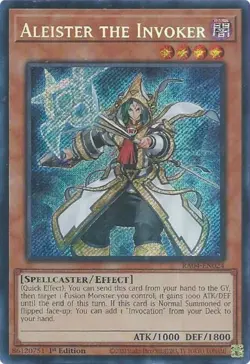 Yugioh! Aleister the Invoker (Alternate Art) - RA04-EN024 - Secret Rare - 1st Ed - Image 1
