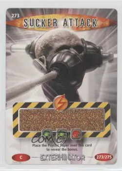 2006 Doctor Who: Battles in Time - Trading Card Game Sucker Attack #273 2e7 - Image 1