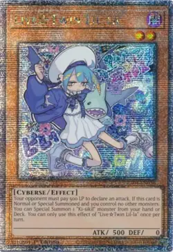 Yugioh! LiveTwin Lil-la - RA04-EN036 - Quarter Century Secret Rare - 1st Edition - Image 1