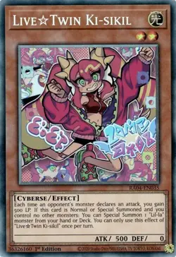 Yugioh! LiveTwin Ki-sikil - RA04-EN035 - Collector's Rare - 1st Edition Near Min - Image 1