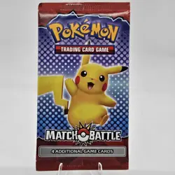 2022 Pokemon Match Battle McDonalds Promo Sealed Booster Card - Image 1