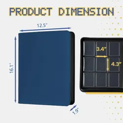 Clovecat 9-Pocket Card Binder - Holds 252 Cards with Toploader Sleeves - Image 4