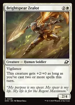 Brightspear Zealot EOE NM MTG - Image 1
