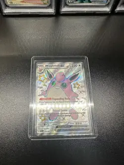 Wigglytuff ex 222/091 Paldean Fates (PAF) NM Shiny Full Art Pokemon Card - Image 1
