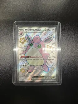 Wigglytuff ex 222/091 Paldean Fates (PAF) NM Shiny Full Art Pokemon Card - Image 2
