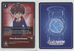2022 Digimon Card Game - New Awakening (BT8) Rare Hiro Amanokawa #BT8-086 0o36 - Image 6