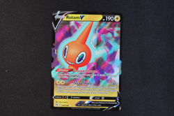 Rotom V 058/196 Holo Shiny Pokemon TCG Card Lost Origin 2022 NEAR MINT - Image 1