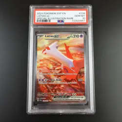 PSA 10 Latias ex 239/191 Pokemon Surging Sparks SIR Graded Card - Image 1
