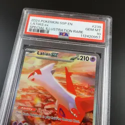 PSA 10 Latias ex 239/191 Pokemon Surging Sparks SIR Graded Card - Image 2