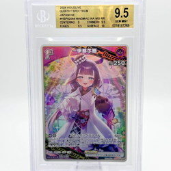 hololive CARD GAME Ninomae Ina'nis hBP02-064 RR Japanese / BGS 9.5 Gem Mint - Image 1