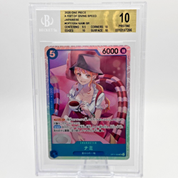 Nami OP11-054 SR A Fist of Divine Speed - ONE PIECE Card Game Japanese / BGS 10 - Image 1