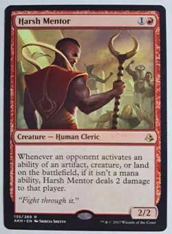 Harsh Mentor x1 Amonkhet Magic the Gathering MTG LP/NM - Image 1
