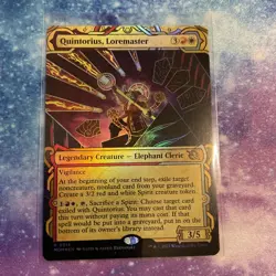 Quintorius, Loremaster (FOIL) x1 - MTG March of the Machine MOM #314 - Image 1