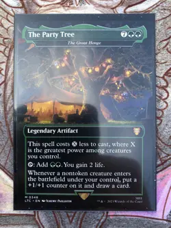 MTG The Great Henge (The Party Tree) LOTR Alt Art 348 - Image 1