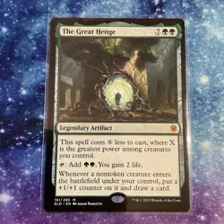 The Great Henge (REGULAR) x1 - MTG Throne of Eldraine ELD #161 - Image 1