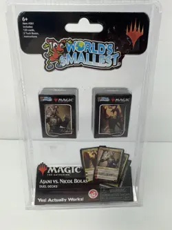 Decks Magic The Gathering World's Smallest AJANI VS NICOL BOLAS Mini Duel MTG - Image 1