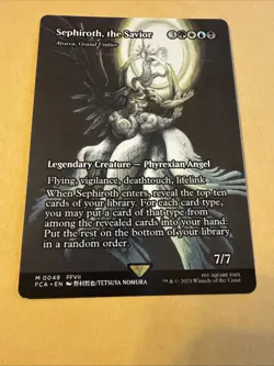 Sephiroth, the Savior Atraxa, Grand Unifier - Borderless (FCA) FF MTG M 0049 - Image 2