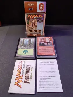 MtG Prophecy 'Slither' Theme Deck from 2000 | Opened - Complete - Image 1