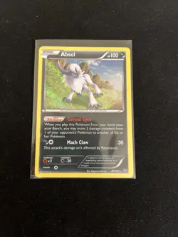 2015 Pokemon TCG Absol 40/108 Roaring Skies Holo LP-NM - Image 1