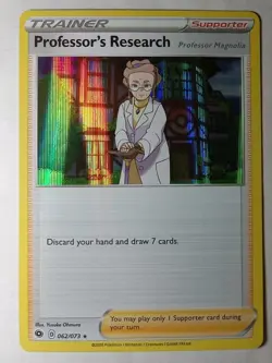 Pokemon TCG - Professor's Research 062/073 Holo Rare - Image 1