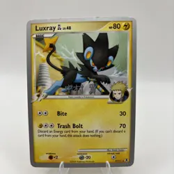 Pokemon LUXRAY GL 9/111 Rising Rivals RARE 2009 WORLD CHAMPIONSHIPS - LP - Image 1