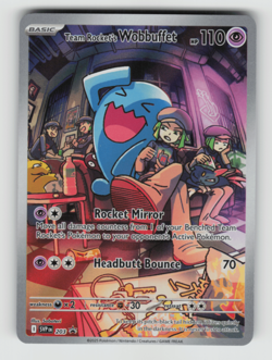 Pokemon - Team Rocket's Wobbuffet - 203 SV: Scarlet & Violet Promo Cards - NM - Image 1