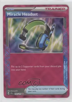 ACE SPEC - Miracle Headset Pokemon SV08: Surging Sparks #183 qi7 - Image 1