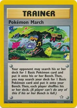 Pokemon March (102/111) [Neo Genesis Unlimited] Heavily Played - Image 1