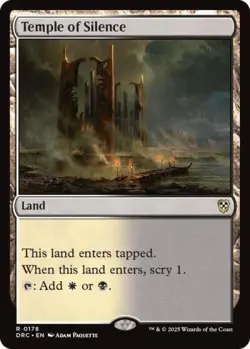 Temple of Silence - Light Play MTG Commander: Aetherdrift - Image 1