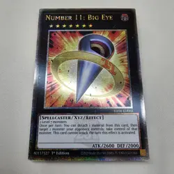 Number 11: Big Eye - RA04 - Quarter Century Rare - Yugioh - EURO - Image 1