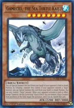 Yugioh! MP Gameciel, the Sea Turtle Kaiju - DUDE-EN037 - Ultra Rare - 1st Editio - Image 1
