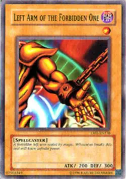 Yugioh! HP Left Arm of the Forbidden One - DB1-EN138 - Common - Unlimited Editio - Image 1