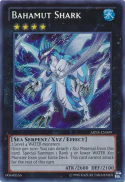Yugioh! MP Bahamut Shark - ABYR-EN099 - Secret Rare - Unlimited Edition Moderate - Image 1