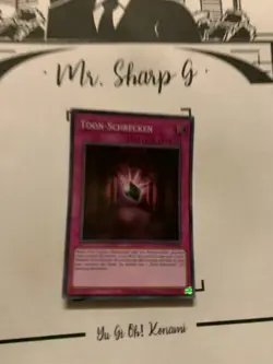 TOON-SCHRECKEN - TOCH-DE005 DE Yu-Gi-Oh! CARD SUPER RARE HOLO KONAMI TOON 2020 - Image 2