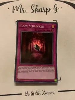 TOON-SCHRECKEN - TOCH-DE005 DE Yu-Gi-Oh! CARD SUPER RARE HOLO KONAMI TOON 2020 - Image 3