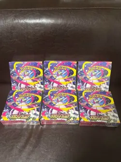 Mega Mega Symphonia Booster Box Set of 6 Pokemon Card Japanese Sealed w/shrink - Image 1