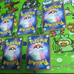 Pokemon TCG Japanese Pichu Holo Rare Cards Bulk Lot 7-Card Mixed Set LP - Image 4