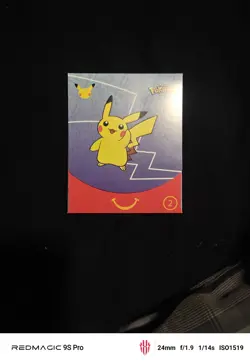 McDonald's Pokemon 25th Anniversary Sealed Booster Card - Image 1