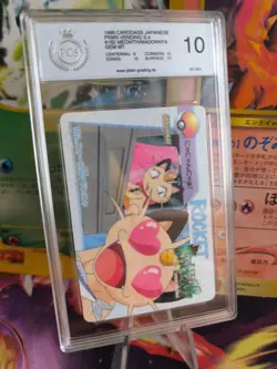 Pokemon Card162 Madonnya Meowth Carddass Vending Anime Japanese PSA / PGS 10 - Image 1