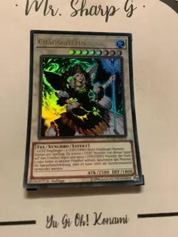 CHAOSGOTTIN - 1. AUFLAGE DUOV-DE079 DEUTSCH Yu-Gi-Oh! CARD ULTRA RARE HOLO - Image 4