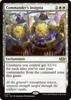 Commander's Insignia - Light Play MTG Commander: Tarkir: Dragonstorm - Image 1